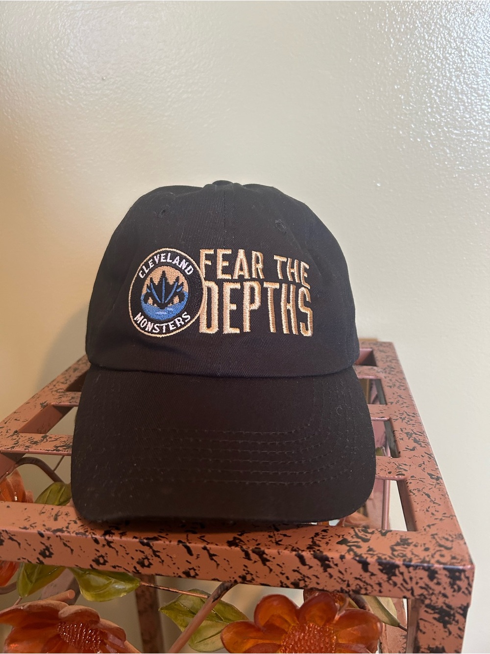 "Fear the Depths" Black Baseball Cap